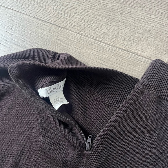 Vintage bleyle sweater silk & cotton size L fits small or medium - Picture 2 of 2